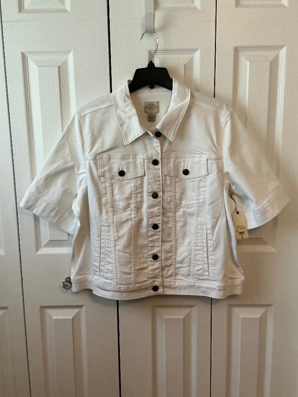 NWT Denim Jacket Short Sleeve